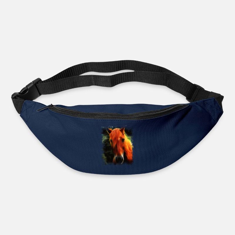 Pferd Wildpferd - Gürteltasche - Navy