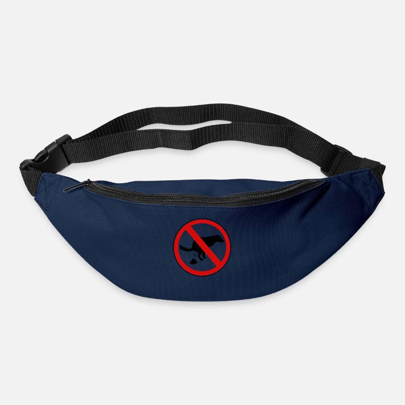 Panneau d’interdiction - Sac banane - marine