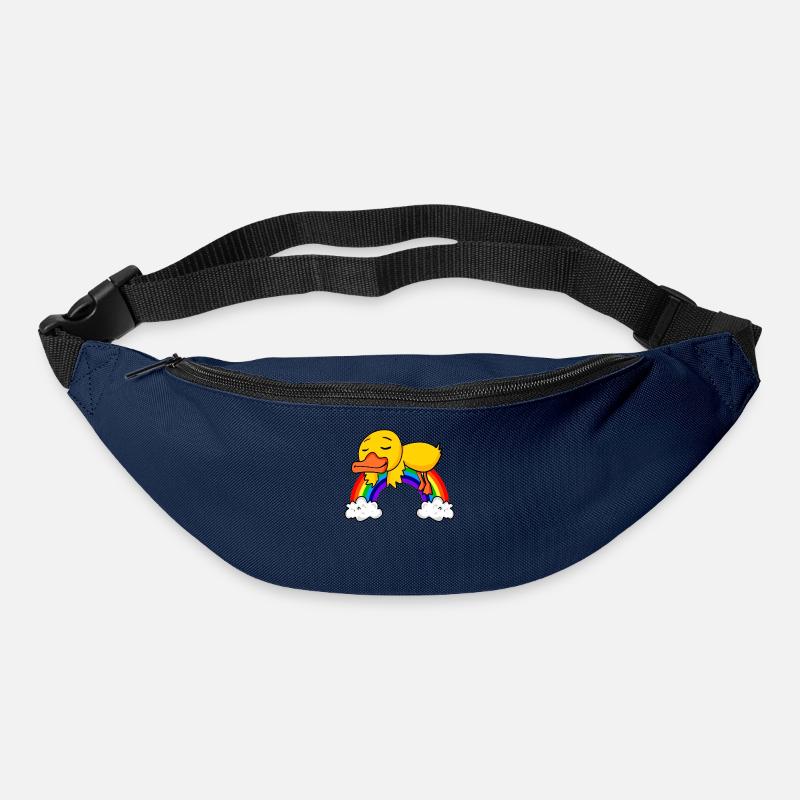 Regenbogen Ente - Gürteltasche - Navy