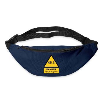49.3 danger - Sac banane - marine - Devant
