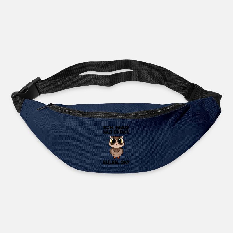 Eule - Gürteltasche - Navy