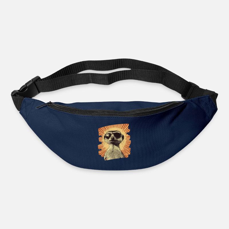 Erdmännchen Retro - Gürteltasche - Navy