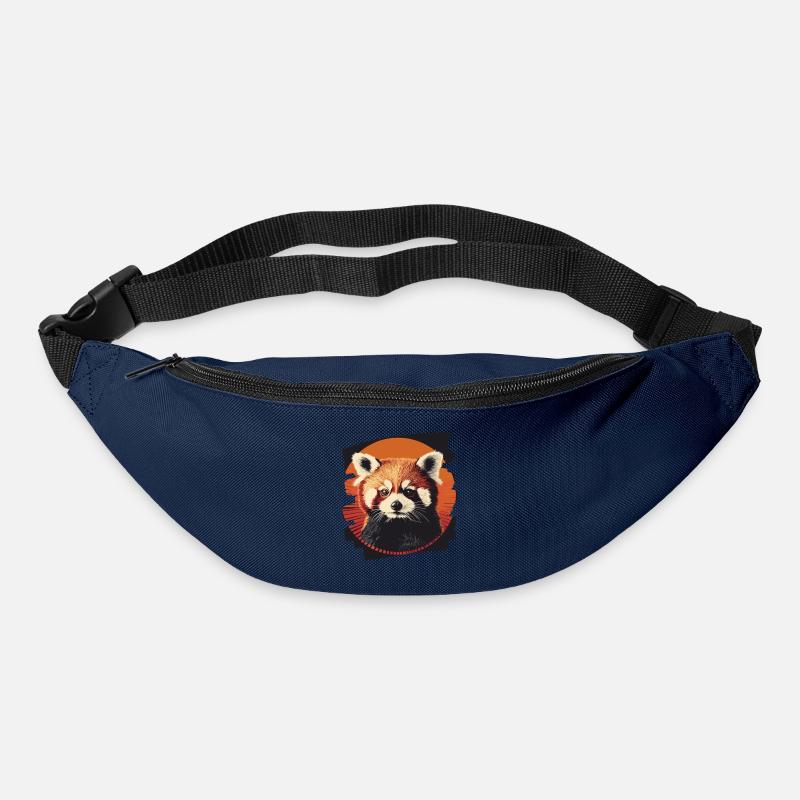 Red Panda Retro - Bum bag - navy