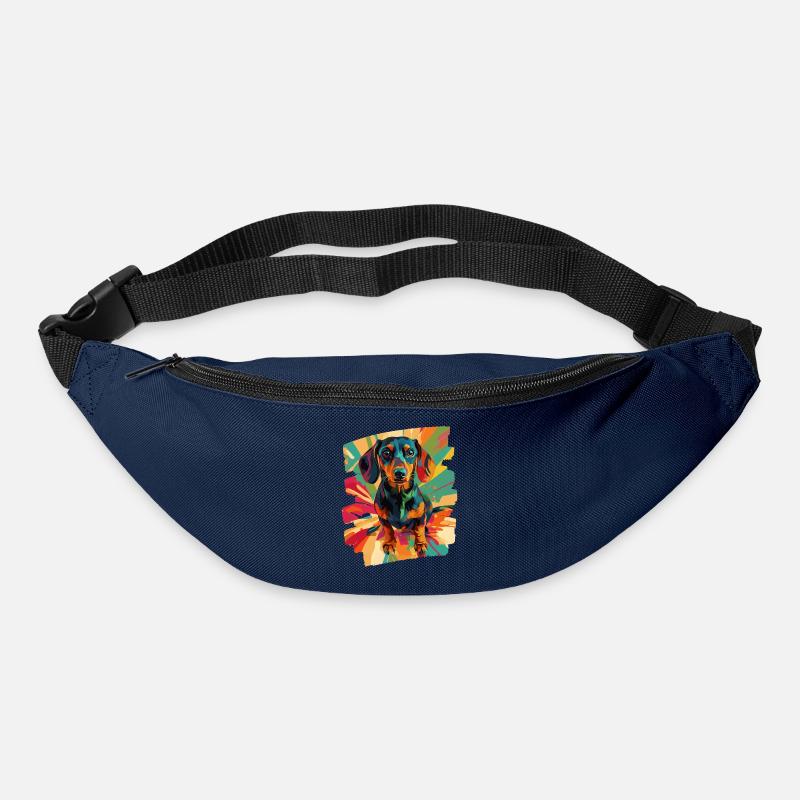 Teckel - Sac banane - marine