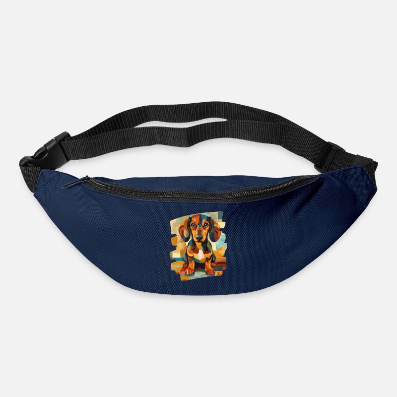 Dackel Dachshund - Gürteltasche - Navy