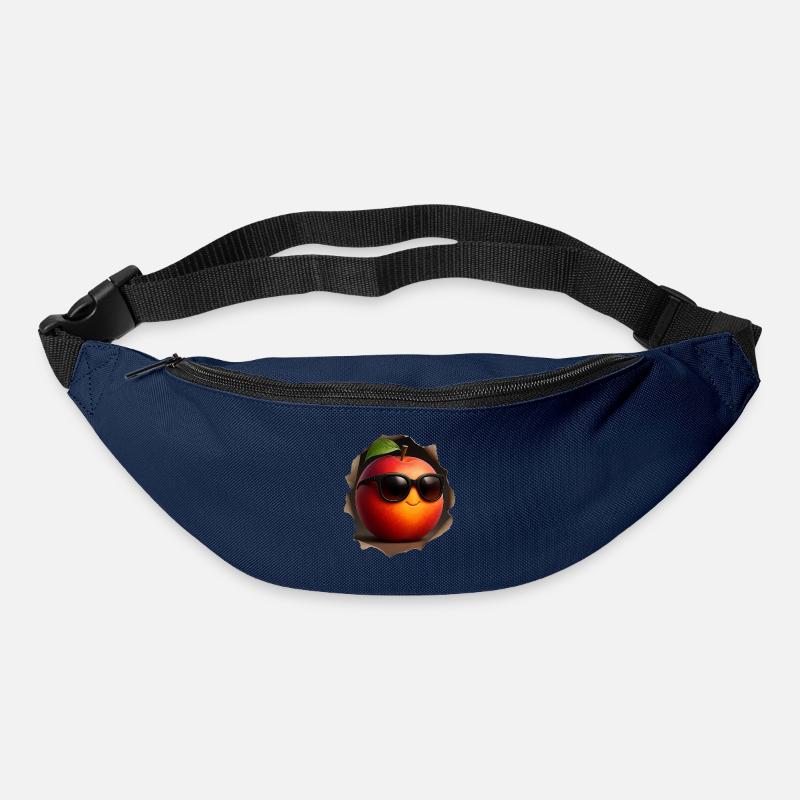Pêche Fruit Nectarine - Sac banane - marine