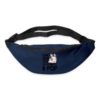 Can't Hear You In Listening To K-Pop - Bum bag - navy - Front
