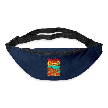 Welcome To Konstanz Germany Cityscape Novelty - Gürteltasche - Navy - Vorne