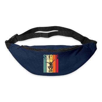 skateboard skaten skate sport fahren skaten - Gürteltasche - Navy - Vorne