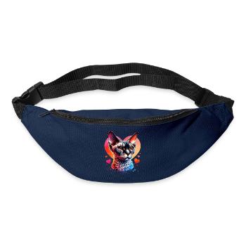 Devon Rex - Gürteltasche - Navy - Vorne