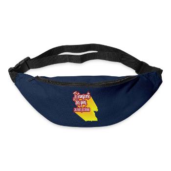 Ich transportiere Menschen, nicht ihre Probleme - Gürteltasche - Navy - Vorne
