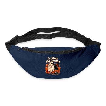 I'm Here For Cuddles Halloween Sofa Kater und - Gürteltasche - Navy - Vorne