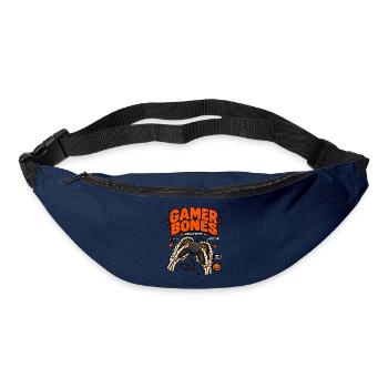 Gamer Knochen Anatomie - Gürteltasche - Navy - Vorne