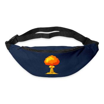 Nukleare Explosion Atomic - Gürteltasche - Navy - Vorne