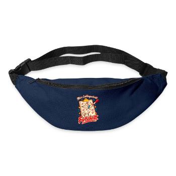 Tanzlehrer Tanzlehrerin Geschenk Fortschritt - Gürteltasche - Navy - Vorne