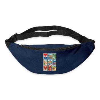 Kroatien Briefmarken - Gürteltasche - Navy - Vorne