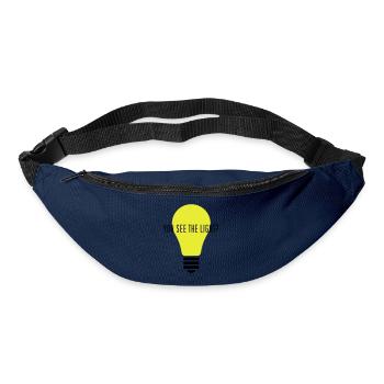 YOU SEE THE LIGHT? - Gürteltasche - Navy - Vorne