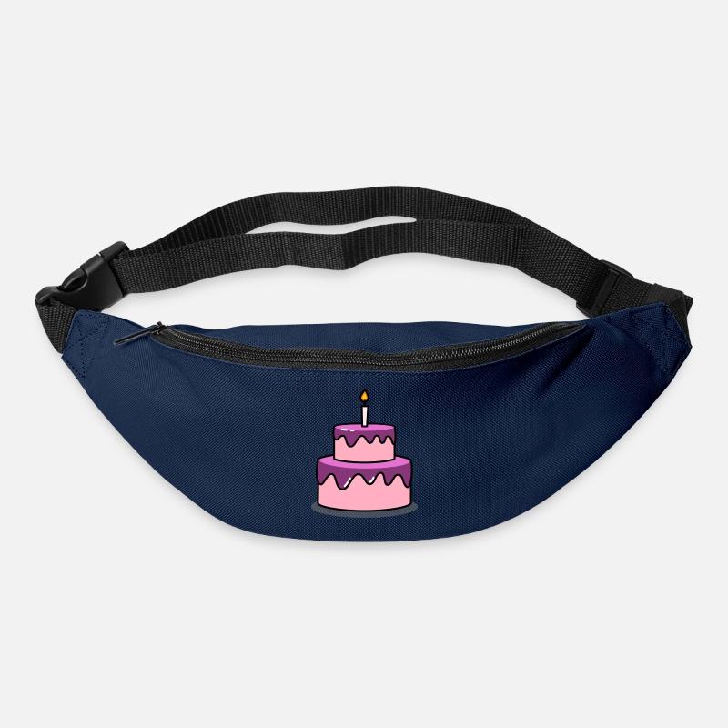 Geburtstagstorte Geburtstag - Gürteltasche - Navy
