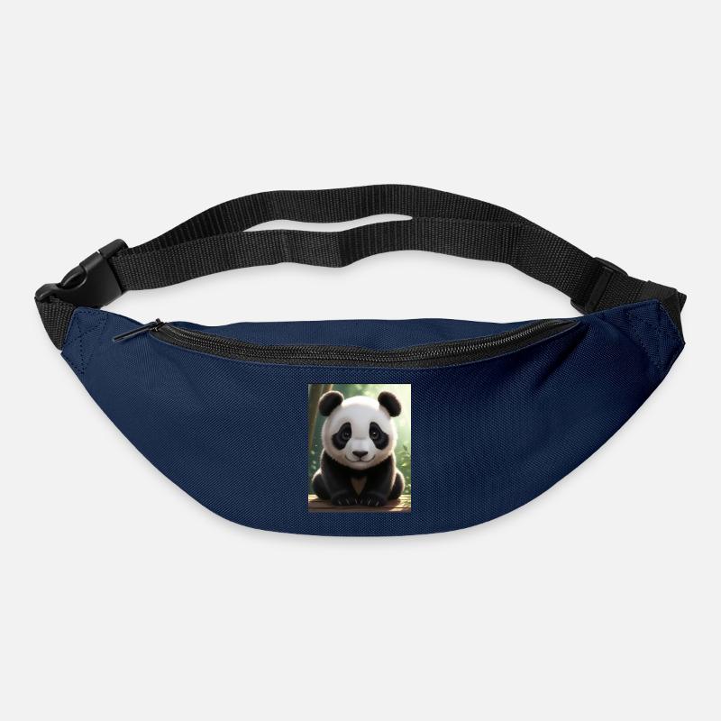 Conception Panda - Sac banane - marine