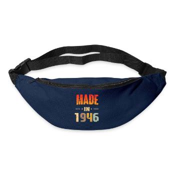 grandpere Édition Limitée Humour Anniversaire  80 - Sac banane - marine - Devant