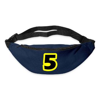 5 Number Symbol - Bum bag - navy - Front