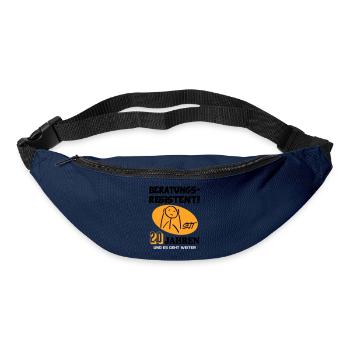 Comic Geburtstag 20 Jahre Happy Birthday - Gürteltasche - Navy - Vorne