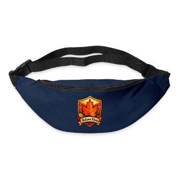 Herbstlaub Shield Vibes - Gürteltasche - Navy - Vorne