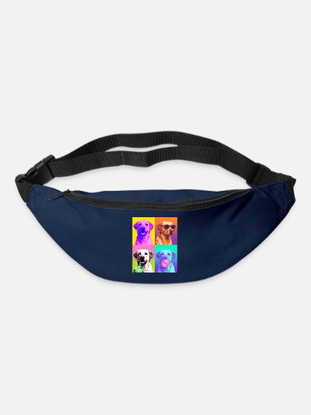 Hunde Labrador Hund - Gürteltasche - Navy