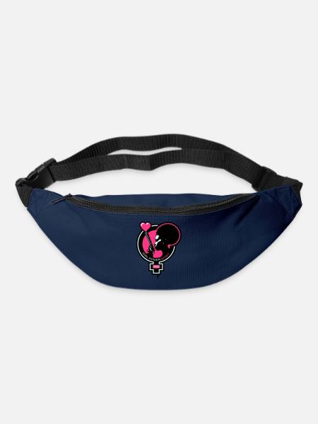 Girl-Power-Spirit-01-customizable - Sac banane - marine