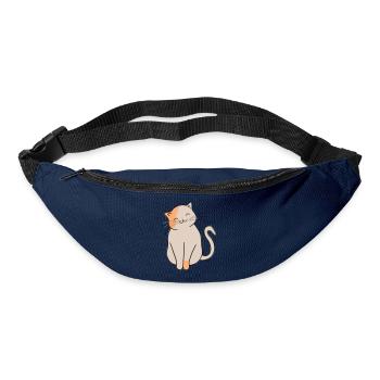 Katze - Gürteltasche - Navy - Vorne