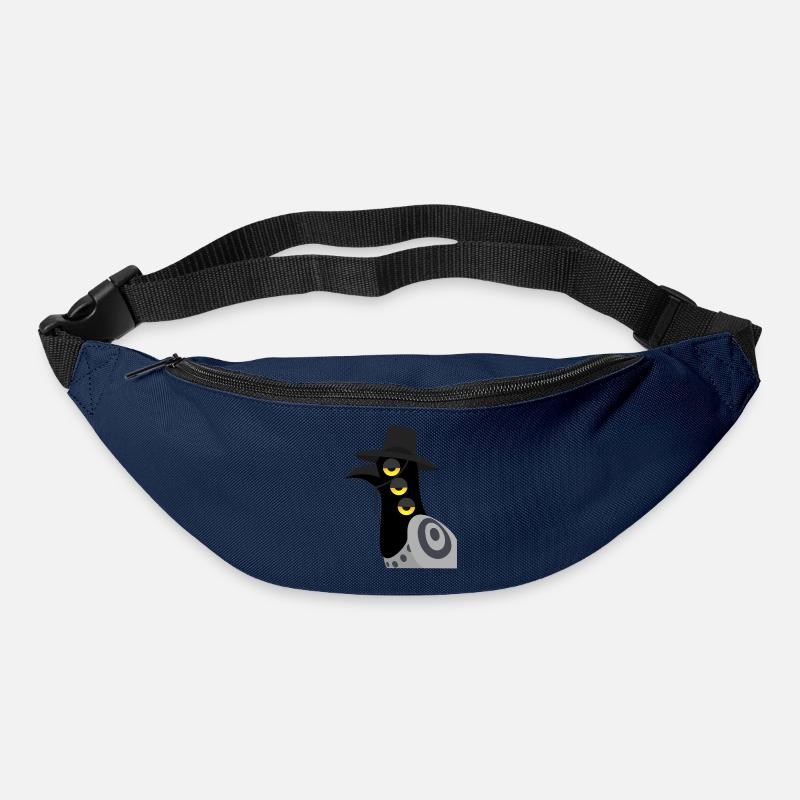 Dämonischer Vogel skeptisch - Gürteltasche - Navy