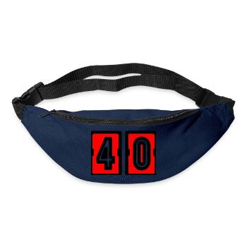 40. 40 YEARS. 40th ANNIVERSARY. 40 YEARS ANNIVERSARY. - Bum bag - navy - Front
