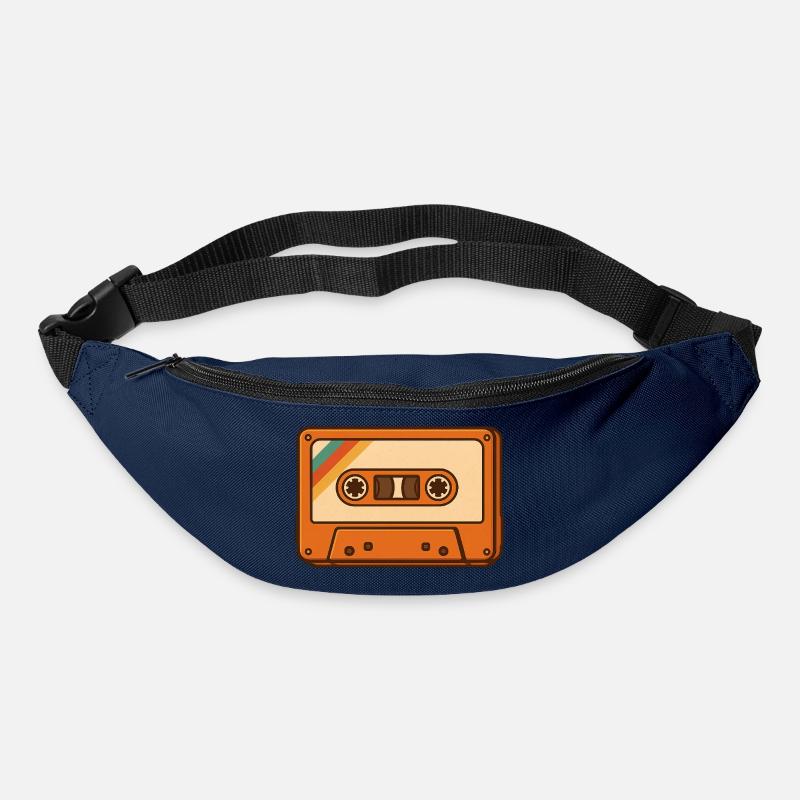 Retro Cassette - Bum bag - navy