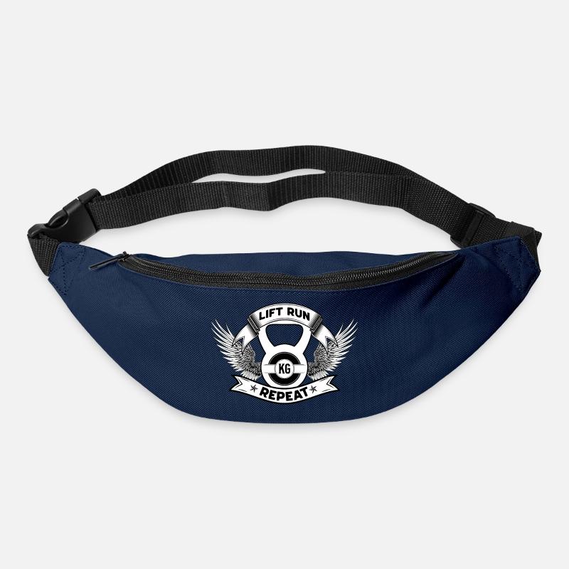 Répétition de la course d’ascenseur – Kettlebell Wings Tee - Sac banane - marine