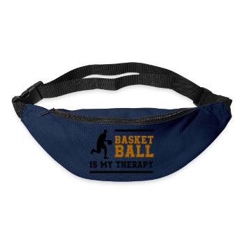 Basketball Retro Schriftzug - Gürteltasche - Navy - Vorne