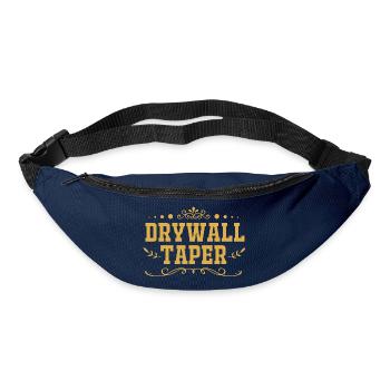 Baustelle Trockenbau Montage Monteur - Gürteltasche - Navy - Vorne