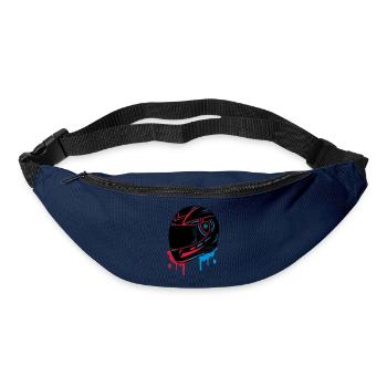 Motorcycle helmet Graffiti - Bum bag - navy - Front