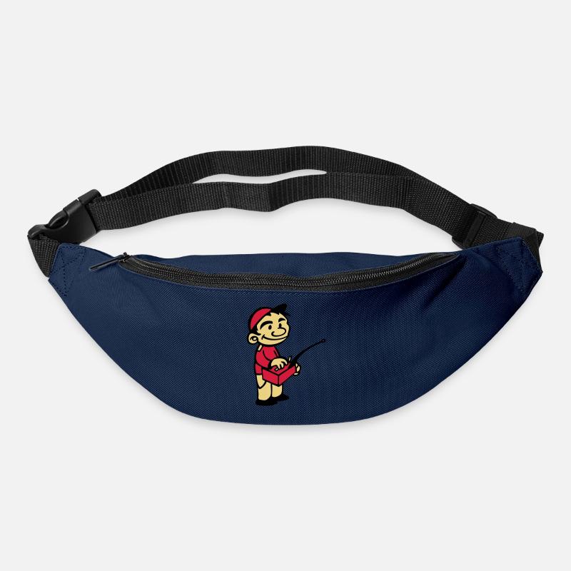 enfant qui utilise radiocommande modélisme - Sac banane - marine