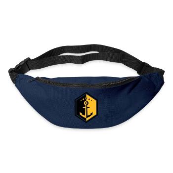 Marin / Marine / Bâteau / Ancre / Mer - Sac banane - marine - Devant