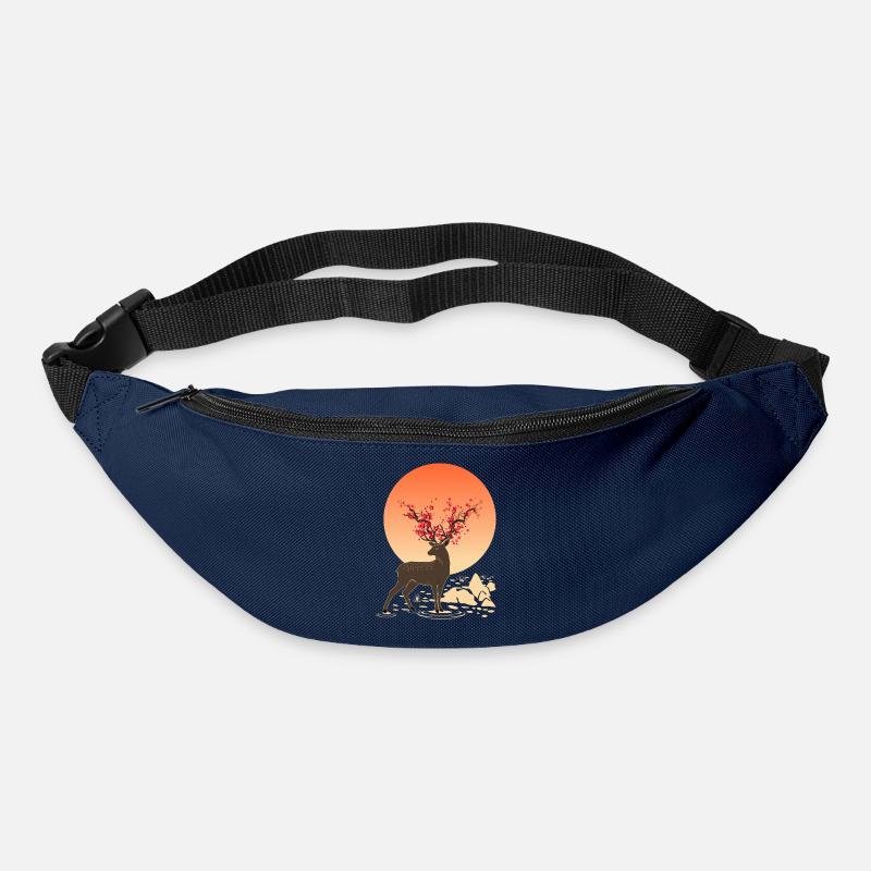 Hirschgeist | Schützen Sie Sika Hirsche - Gürteltasche - Navy