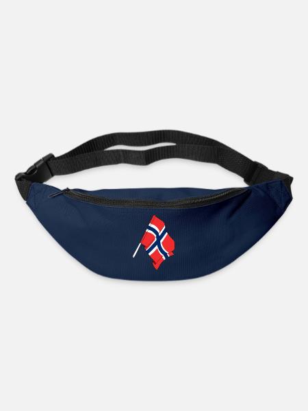 Flagge Norwegen - Gürteltasche - Navy