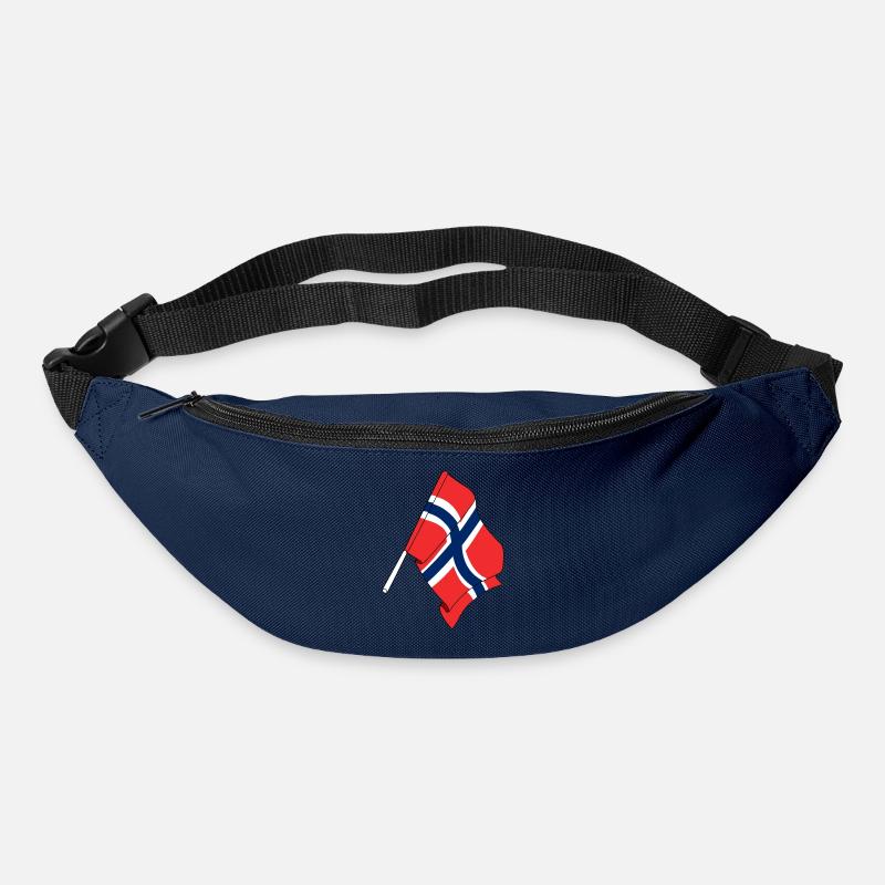 Flagge Norwegen - Gürteltasche - Navy