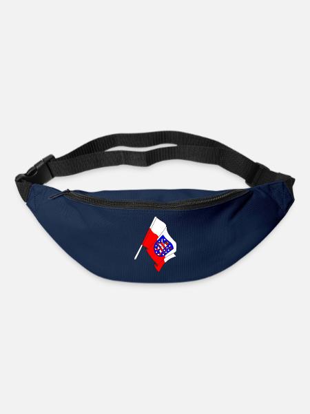 Flagge Thüringen - Gürteltasche - Navy