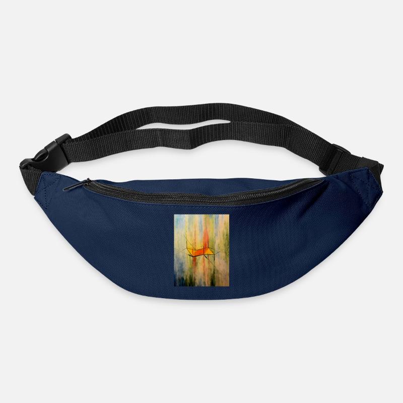 Cyclohexane Chair Conformation Composition - Bum bag - navy