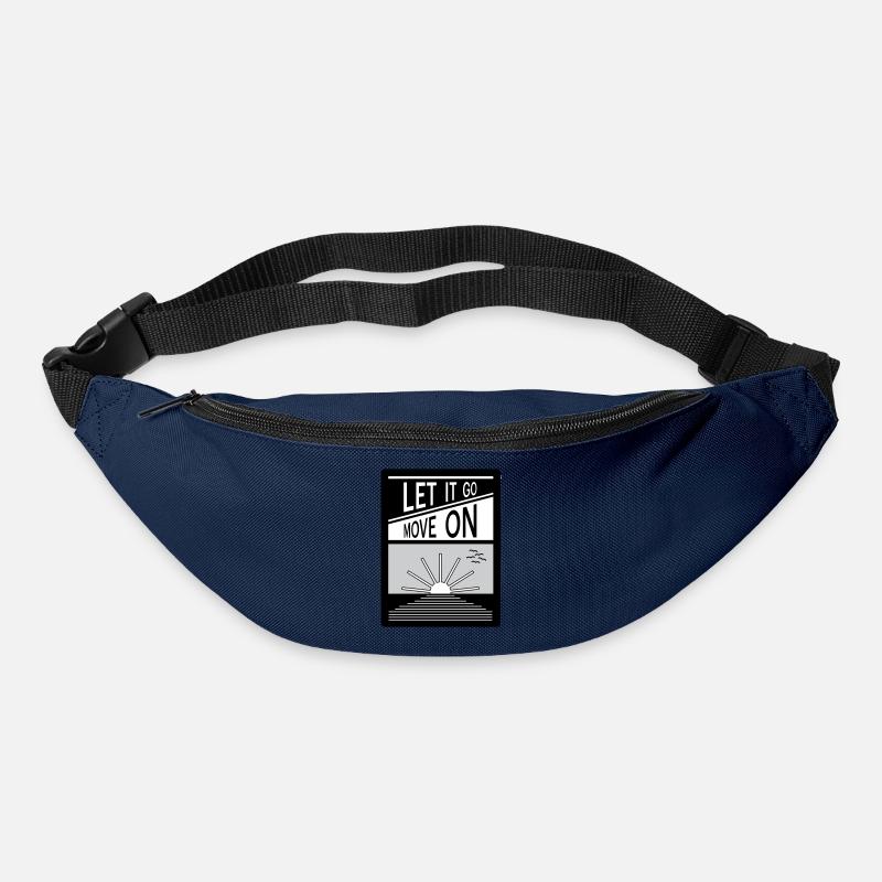 Let it go. Move on. - Bum bag - navy
