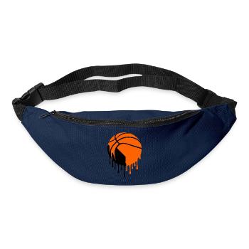 Dripping Basketball Street Art - Bum bag - navy - Front