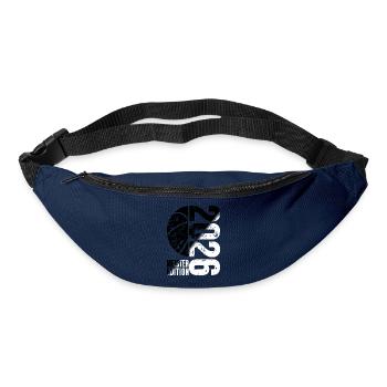 Basketball Master Shirt 2026, black and white - Bum bag - navy - Front