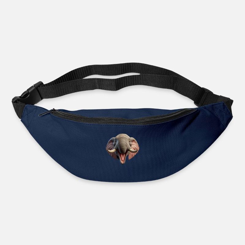 Lachender Elefant 2 - Gürteltasche - Navy