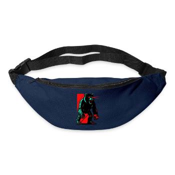 Mecha Techno Bär - Gürteltasche - Navy - Vorne