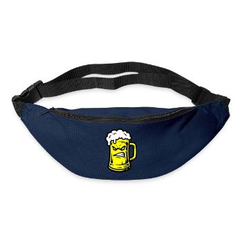 Bier Comic - Gürteltasche - Navy - Vorne